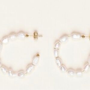 MEJURI BAROQUE NATURAL FRESHWATER PEARL EARRINGS